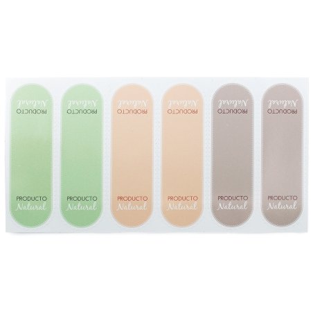 En Gran Velada puedes comprar pegatinas para packaging, como este modelo Producto natural. Amplio catálogo de pegatinas. Enví­os