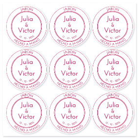 Pegatinas personalizables basic
