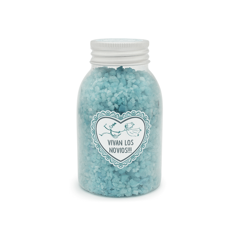 Se original y regala sales aromaticas personalizadas como detalle de boda. Un practico regalo a buen precio. Colores a elegir. E