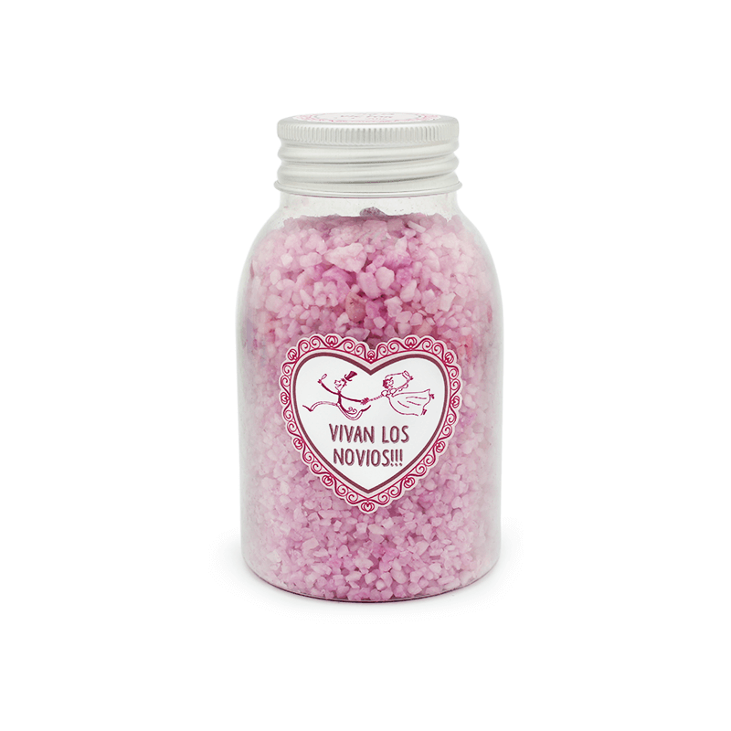 Se original y regala sales aromaticas personalizadas como detalle de boda. Un practico regalo a buen precio. Colores a elegir. E