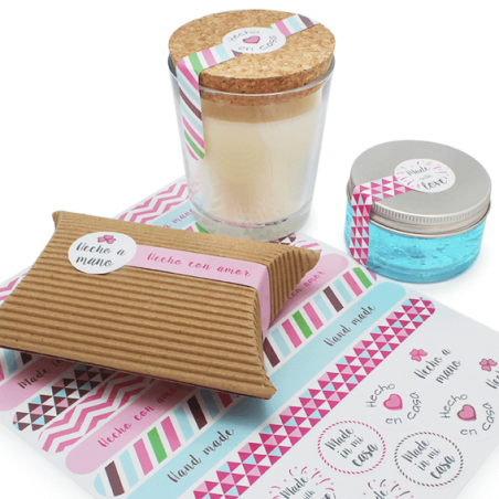 En Gran Velada puedes comprar pegatinas para packaging, como este modelo estilo washi-tape. Amplio catálogo de pegatinas. Envíos