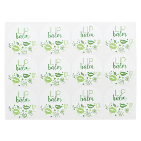 Pegatinas lip balm