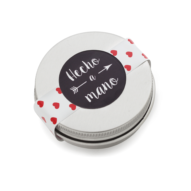 En Gran Velada puedes comprar pegatinas para el packaging, como este modelo combinable hecho con amor. Amplio catálogo de pegati