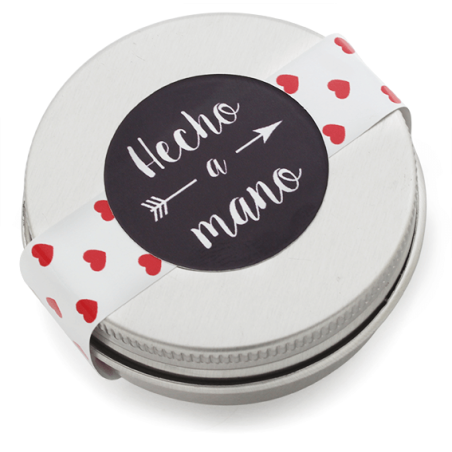 En Gran Velada puedes comprar pegatinas para el packaging, como este modelo combinable hecho con amor. Amplio catálogo de pegati