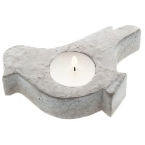 Molde porta-velas passarinho