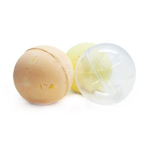 Molde bomba de baño transparente esfera 8cm