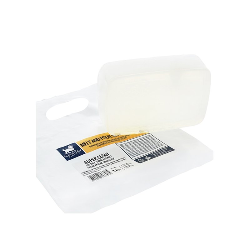 Base de jabón de glicerina transparente, libre de SLS y no se oxida. ¡Crea tus propios jabones fácilmente con calidad premium y 