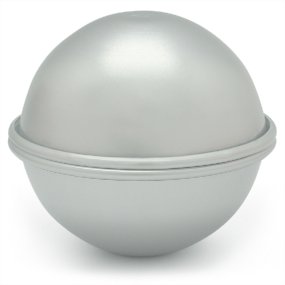 Pompe à bain métallique sphère de moule 5,5 cm