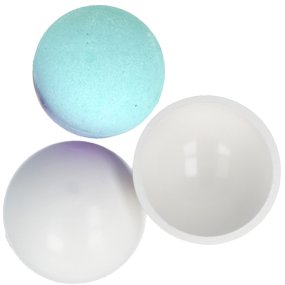 Molde bomba de baño pvc esfera 7,5cm