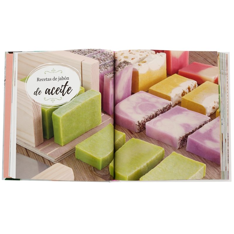 Descubre el arte del jabón artesanal con nuestro libro. Aprende a hacerlos en casa con recetas detalladas. ¡Envíos rápidos garan