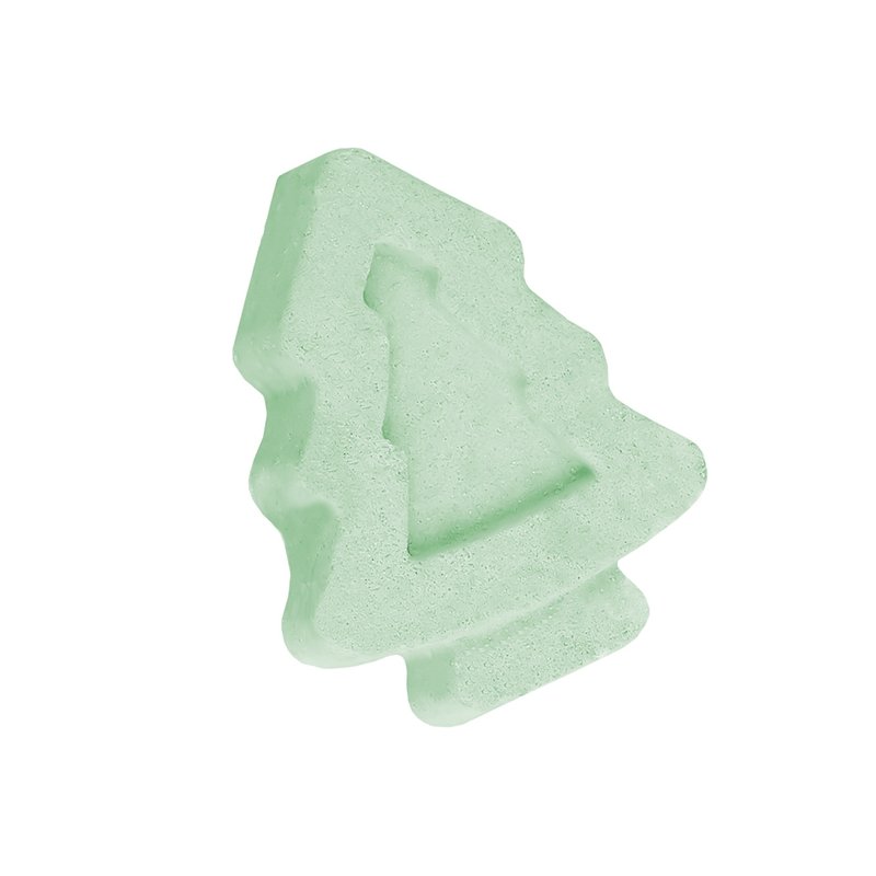 Descubre los moldes para crear bombas de baño con diseños únicos, como el adorado abeto navideño. ¡Todo lo que necesitas para tu