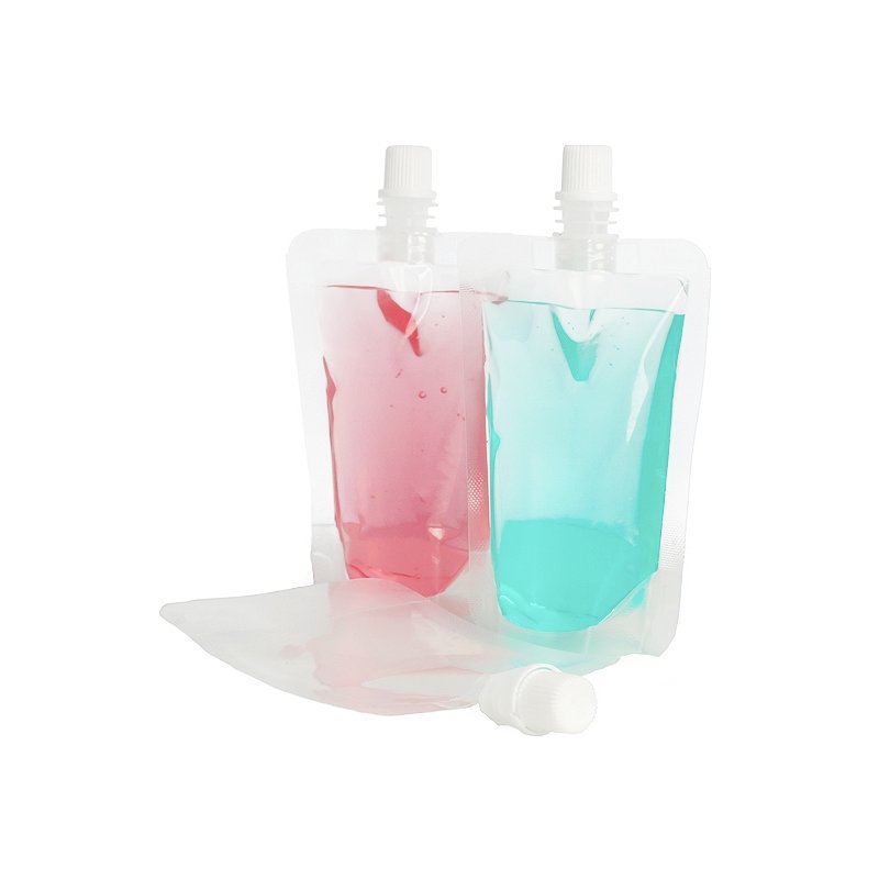Envase tipo sachet para cosmética, 250 ml. Flexible, transparente y con tapa a rosca. ¡Compra en Gran Velada con envíos rápidos!