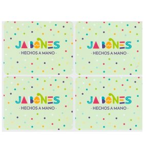 Adesivos sabonetes feito a mao