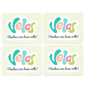 Adesivos velas feita com bom gosto