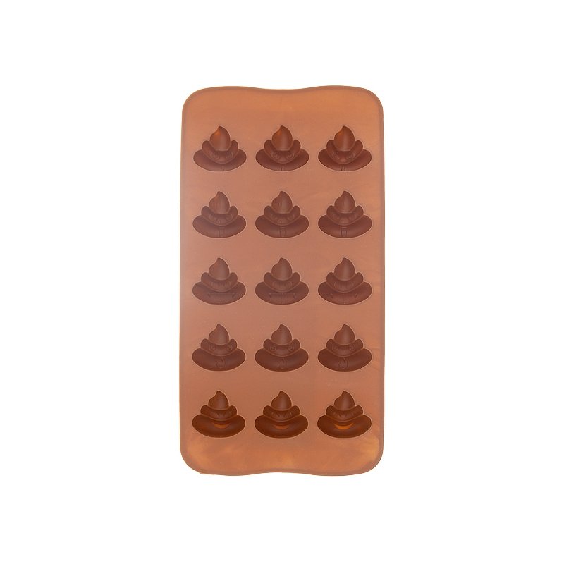 Molde de silicona en forma de emoji de caca. Ideal para todo tipo de manualidades divertidas. ¡Compra con envíos rápidos! - Cómo