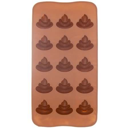 Molde de silicona en forma de emoji de caca. Ideal para todo tipo de manualidades divertidas. ¡Compra con envíos rápidos! - Cómo