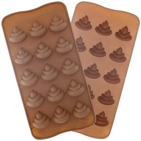 Molde de silicona en forma de emoji de caca. Ideal para todo tipo de manualidades divertidas. ¡Compra con envíos rápidos! - Cómo