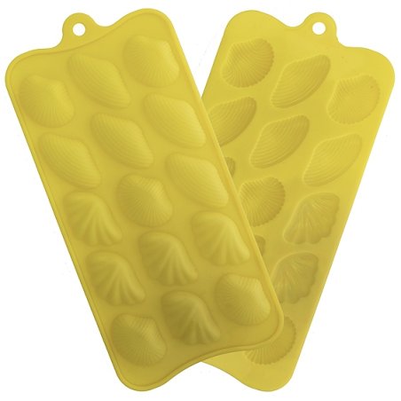 Moldes de silicona para manualidades, como este de 15 conchas marinas. Fácil de usar, resistente y duradero. ¡Compra con envíos 