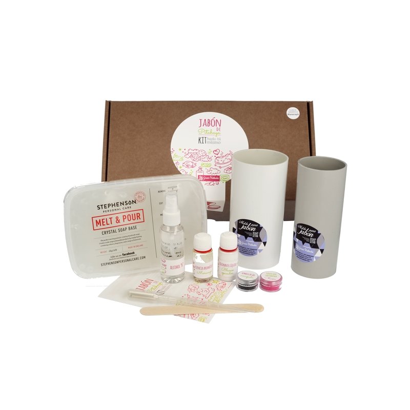 En Gran Velada puedes comprar el kit todo incluido para hacer jabon de pitahaya. Incluye materiales + receta. Facil de usar. Env