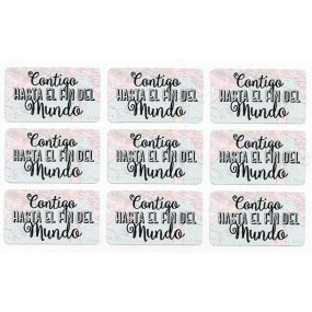 Adesivos contigo ate ao fim do mundo