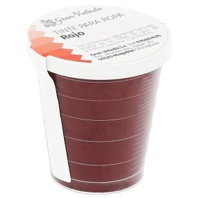 Tintura para roupas vermelho