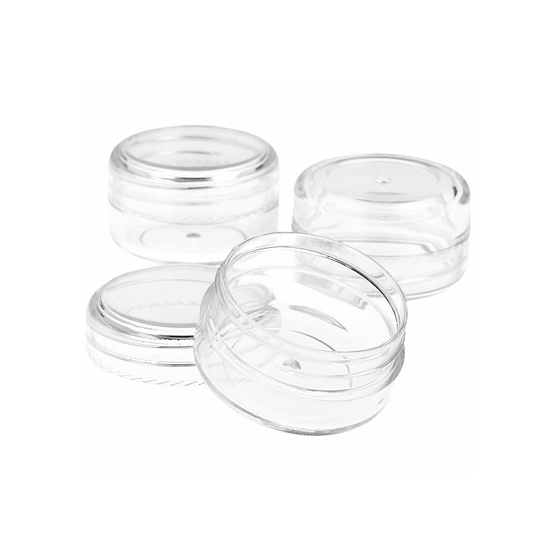 Descubre tarritos transparentes de 20 ml ideales para tus bálsamos, exfoliantes y cremas. ¡Envíos rápidos en 48/72H! ¡Haz tus cr