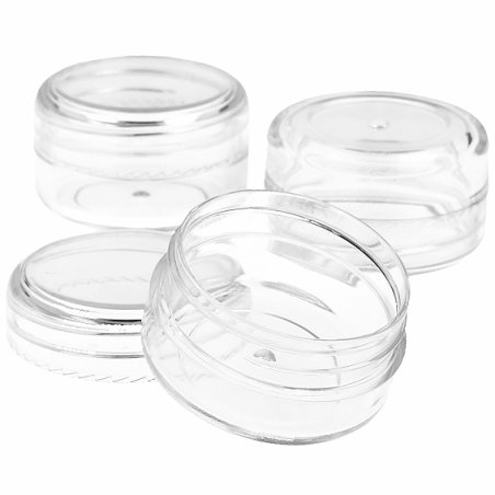 Descubre tarritos transparentes de 20 ml ideales para tus bálsamos, exfoliantes y cremas. ¡Envíos rápidos en 48/72H! ¡Haz tus cr