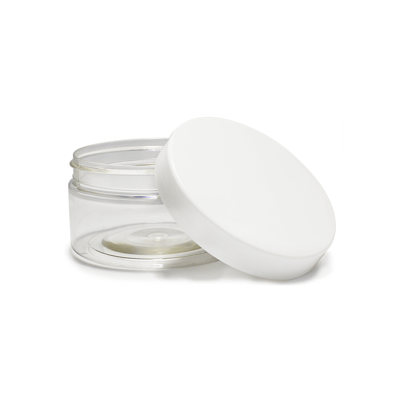 Venta al por mayor de tarros para cremas con descuentos por cantidad. Son transparentes, de 100 ml y tapa blanca. Amplio catalog