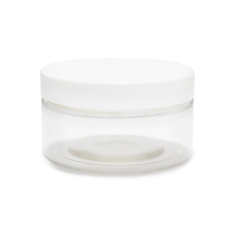 Venta al por mayor de tarros para cremas con descuentos por cantidad. Son transparentes, de 100 ml y tapa blanca. Amplio catalog
