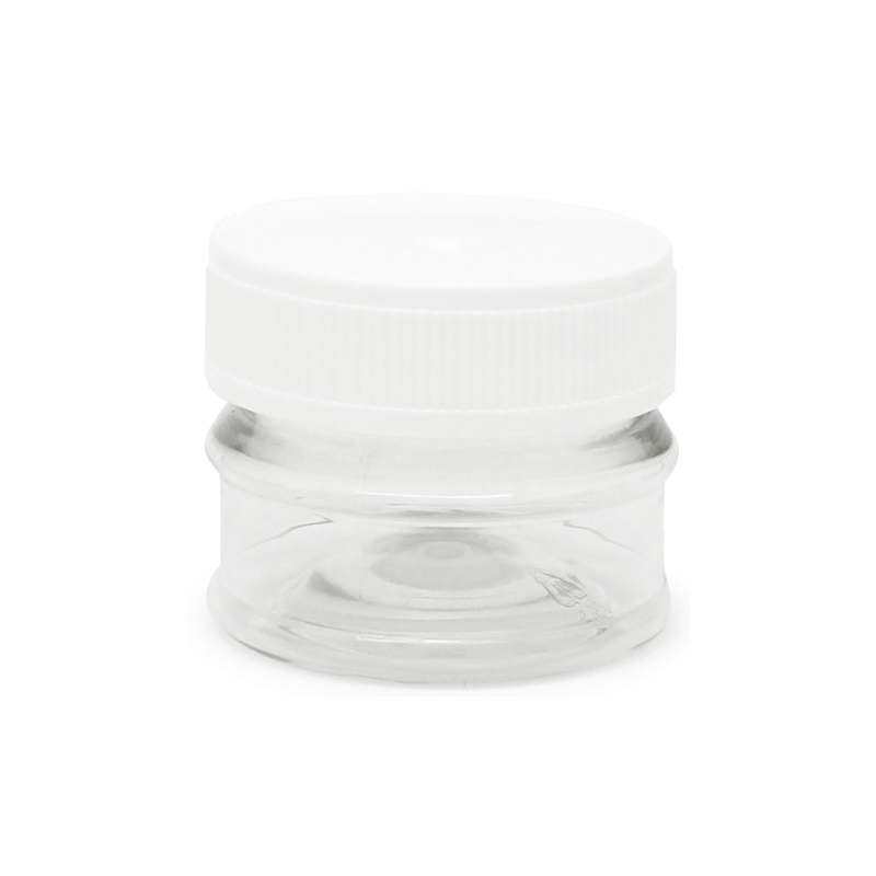 En Gran Velada puedes comprar envases para cosmética, como este tarro de 30 ml de plástico con tapón a rosca. Venta al por mayor