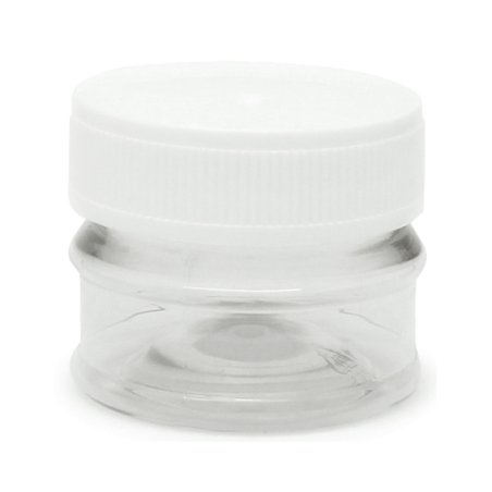 En Gran Velada puedes comprar envases para cosmética, como este tarro de 30 ml de plástico con tapón a rosca. Venta al por mayor