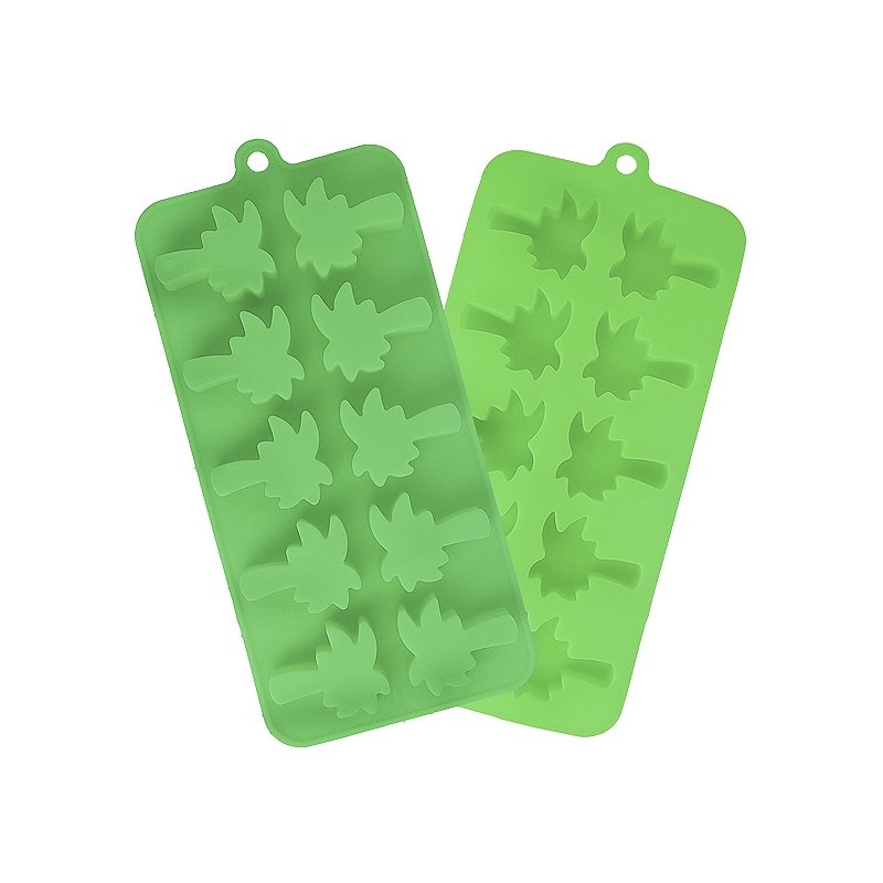 En Gran Velada puedes comprar moldes de silicona para hacer jabones, velas, imanes... como este modelo de 10 mini palmeras. Fáci