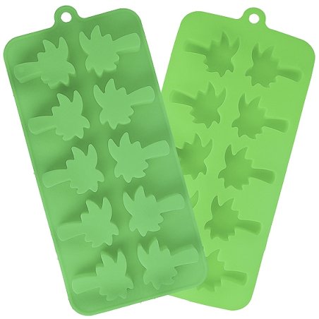 En Gran Velada puedes comprar moldes de silicona para hacer jabones, velas, imanes... como este modelo de 10 mini palmeras. Fáci