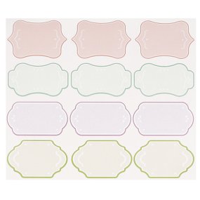 Adesivos de cores para escrever em cima
