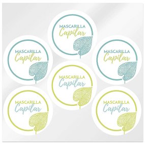 Autocollants de masque capillaire