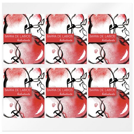 En Gran Velada puedes comprar pegatinas para tus cosméticos DIY, como estas para barra de labios hidratante. ¡Resistentes! Diseñ