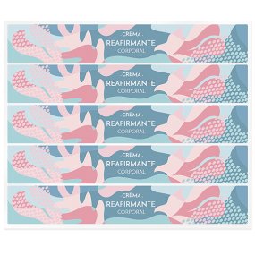 Pegatinas crema reafirmante corporal
