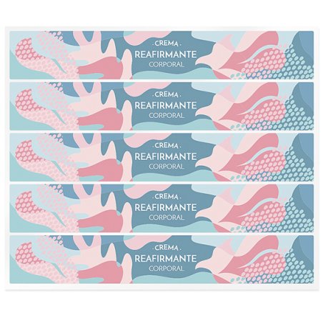 En Gran Velada puedes comprar pegatinas para tus cosméticos DIY, como estas para reafirmante corporal. Amplio catálogo. Resisten