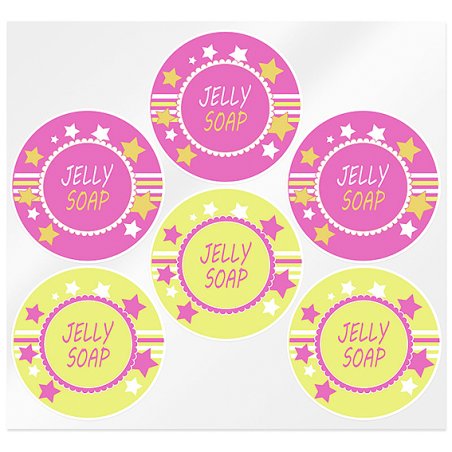 En Gran Velada puedes comprar pegatinas para tus jabones DIY, como estas de Jelly soap. Amplio catálogo de pegatinas. Resistente