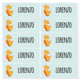 Adesivos personalizados dinossauro