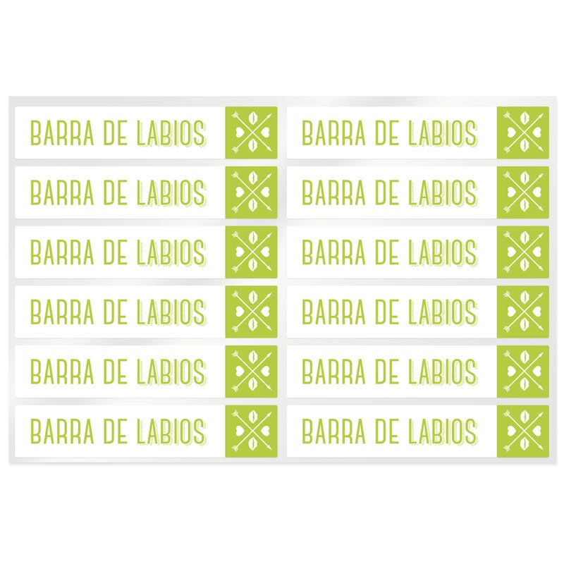 Pegatinas para decorar tus barras de labios. Amplio catálogo de diseños y servicio de personalización. ¡Compra con envíos rápido
