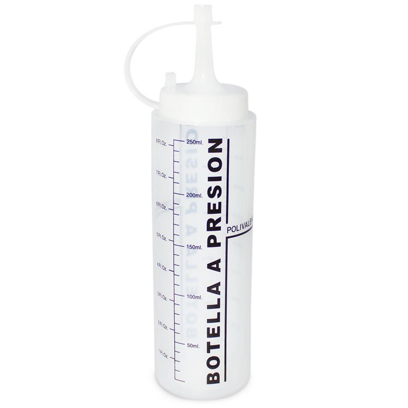 Botella biberón de plástico graduada en ml y onzas. Flexible y resistente, cómoda de usar. Envíos rápidos. ¡Perfecta para ti! - 
