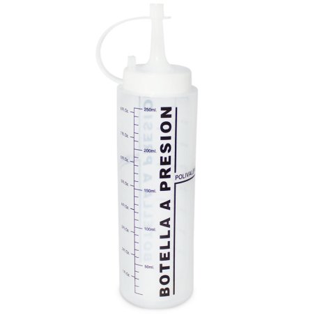 Botella biberón de plástico graduada en ml y onzas. Flexible y resistente, cómoda de usar. Envíos rápidos. ¡Perfecta para ti! - 