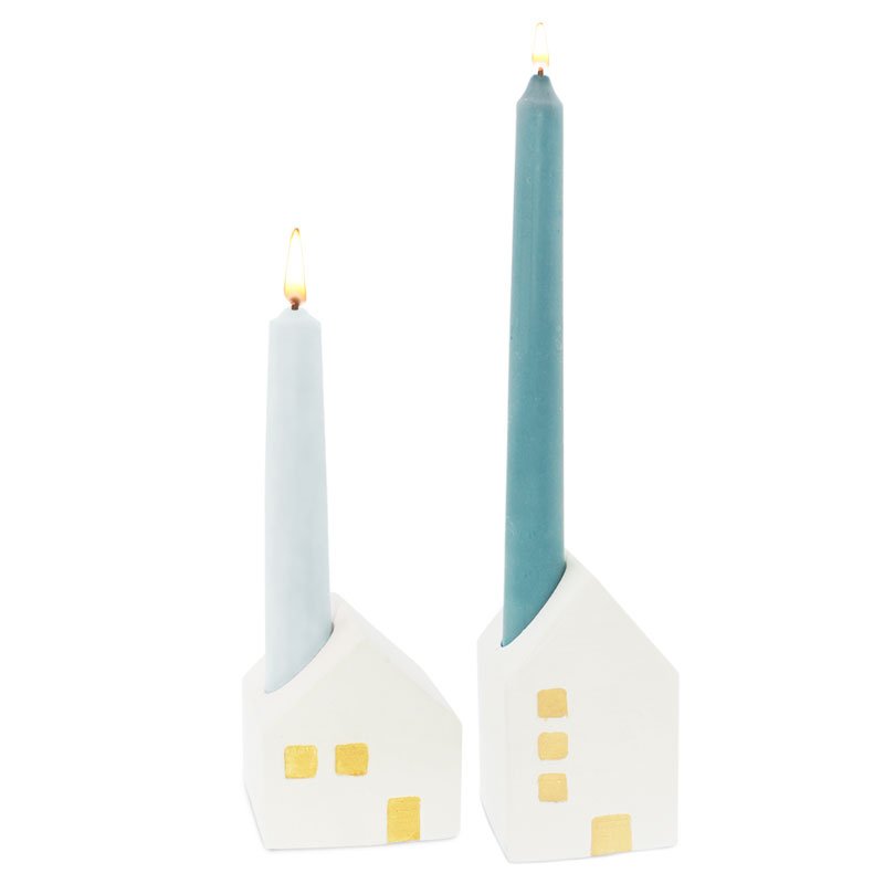 Descubre en Gran Velada los mejores moldes para portavelas DIY, como este fascinante diseño de casa. Calidad, precio y envíos rá
