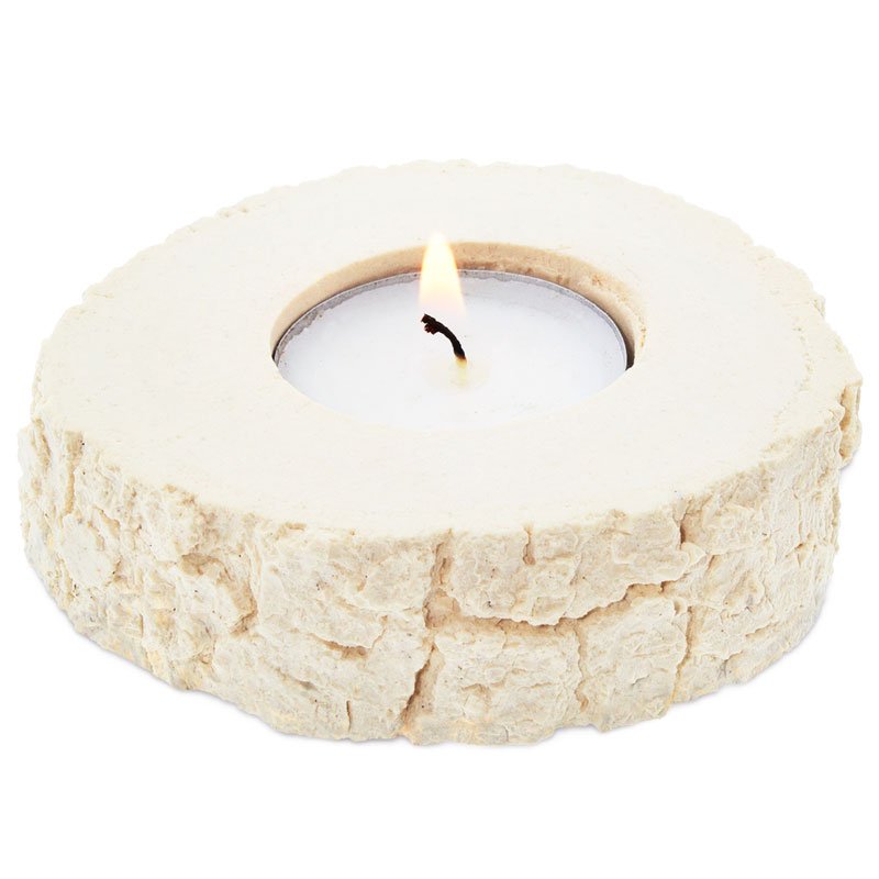 En Gran Velada puedes comprar moldes para hacer portavelas DIY, como este en forma de tronco pequeño. Calidad y buen precio. Env