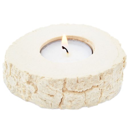 En Gran Velada puedes comprar moldes para hacer portavelas DIY, como este en forma de tronco pequeño. Calidad y buen precio. Env