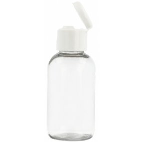 Frasco pet boston 55 ml tampa dobradiça por atacado