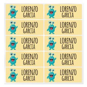 Adesivos personalizados alien