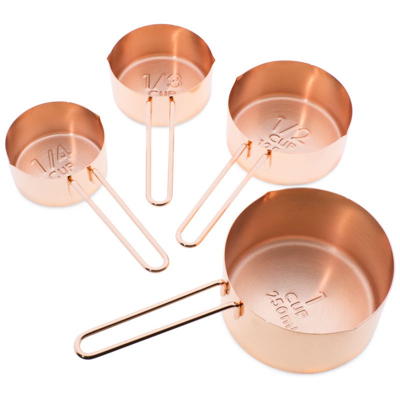 En Gran Velada puedes comprar un completo set medidor de cazos y cucharas para medir desde 1,25ml a 250ml. Son de acero inoxidab