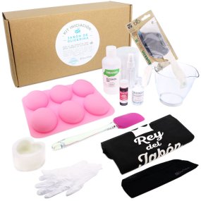 Kit iniciacion jabones de glicerina con utensilios